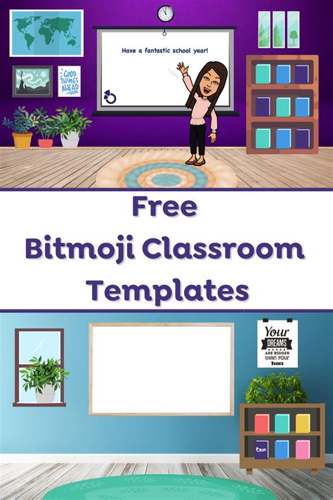 Free Bitmoji Classroom Templates Classroom Background Digital