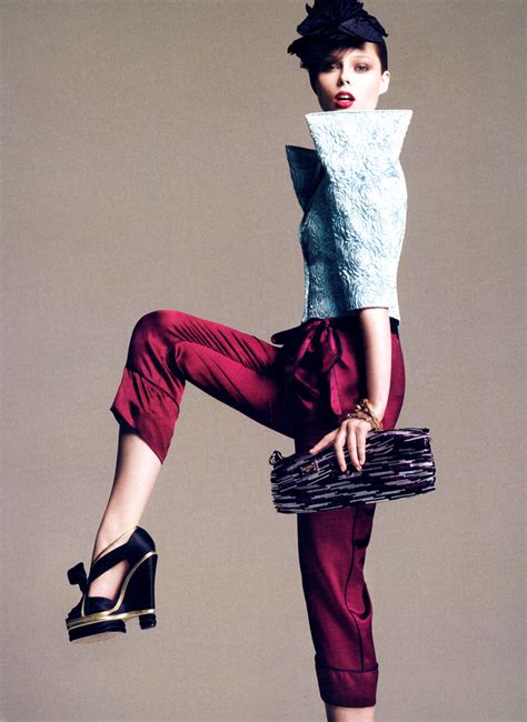 Coco Rocha Harpers Bazaar Usa Feb Models Inspiration