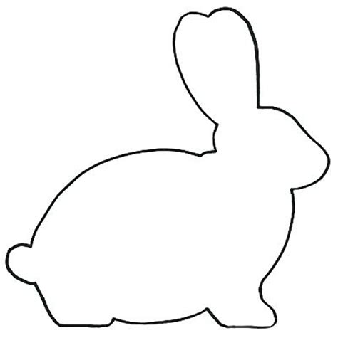 Download High Quality Easter Bunny Clipart Outline Transparent Png