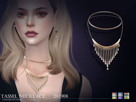 The Sims Resource Necklace 201908 By S Club Sims 4