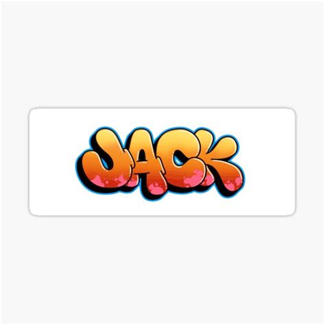 Jack Graffiti Art Sticker For Sale By Nabsterrr Redbubble