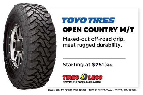 Toyo Tires Open Country Mt Tires 4 Less