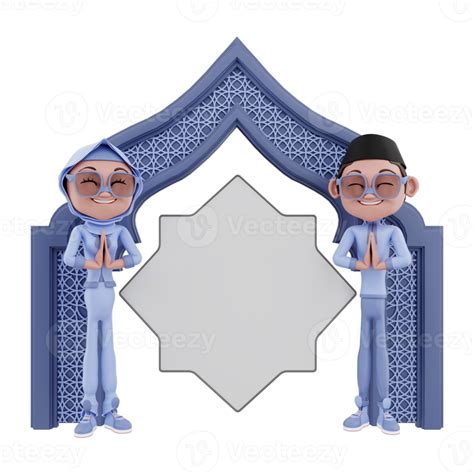 Free 3d Ramadan Characters Illustration 9298579 Png With Transparent