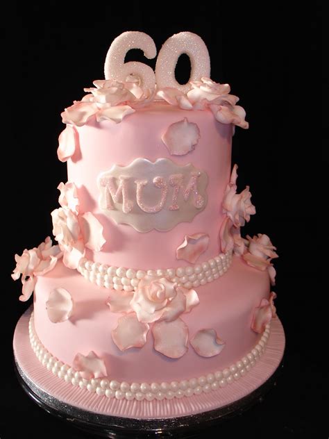 Find this cake by searching the terms including 60th birthday cakes, 60th birthday,60th year, birthday wishes, birthday cakes, name cakes,chocolate cake,decorated, name. Pale Pink 60Th Birthday Fondant Cake | 60th birthday cake toppers, Mom cake, Birthday cake pictures