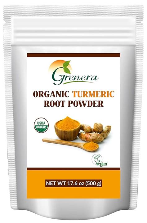 Organic Turmeric Root Powder 500 G 17 6 Oz Amazon Ca Grocery