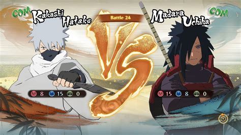 Naruto Shippuden Ultimate Ninja Storm 4 Kakashi Hatake Vs Madara