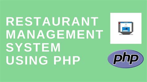 Restaurant Management System Created Using PHP Demo POS System