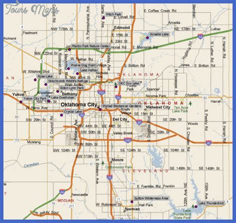 Tulsa Map Tourist Attractions