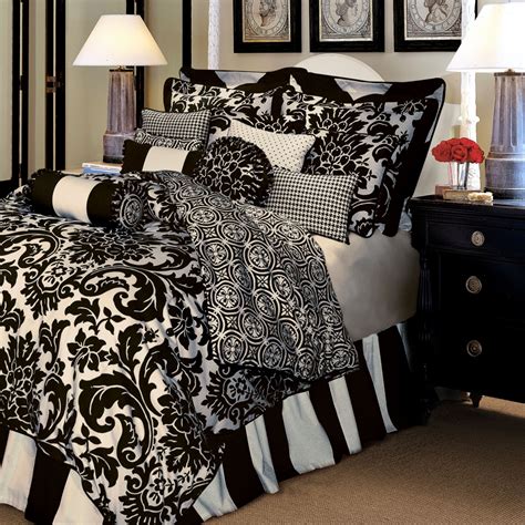 Black And White Damask Bedding Foter