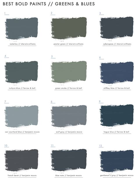 12 Bold Blue And Green Paint Colors Weve Tested And Approved So You