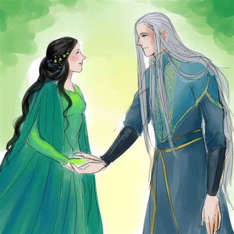 The Silmarillion Elu Thingol X Melian Middle Earth Elves Tolkien