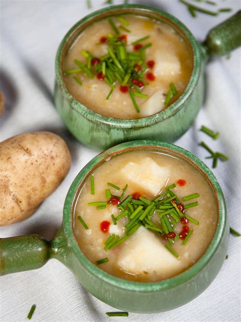 Vegan Potato And Leek Soup Healthy Food