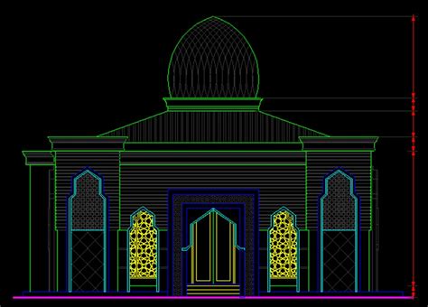 Download Gambar Kerja Mushola Dwg - AR Production