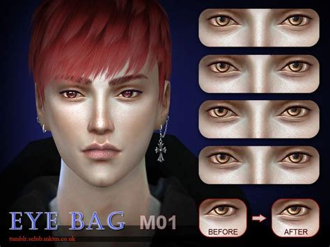Eyebag With 4 Colors For Male Enjoy 333 Found In Tsr Category Sims