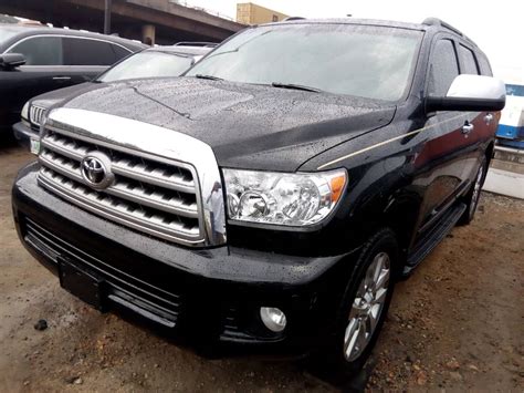 2013 Black Petrol Automatic Toyota Sequoia For Sale Spicyauto