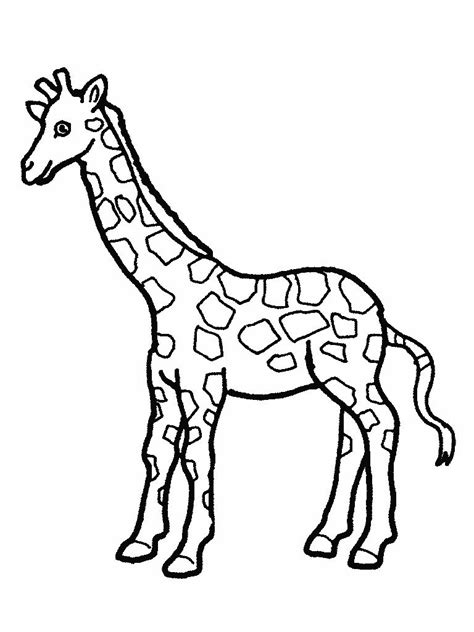 Coloring Page Printable Giraffe - subeloa11