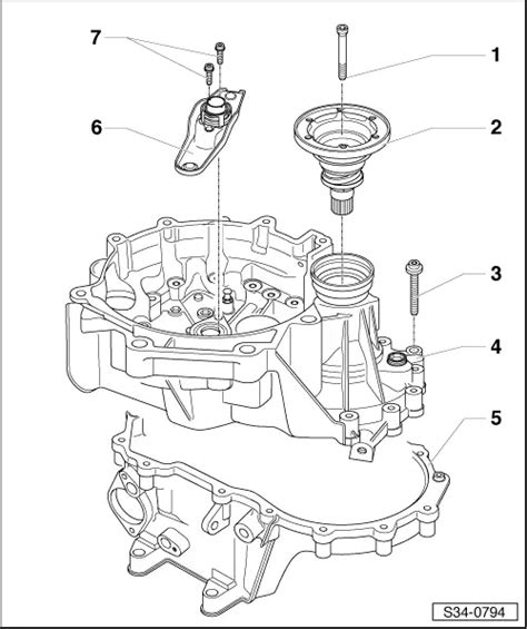 Skoda Workshop Service And Repair Manuals Octavia Mk Power Transmission Gearbox Af