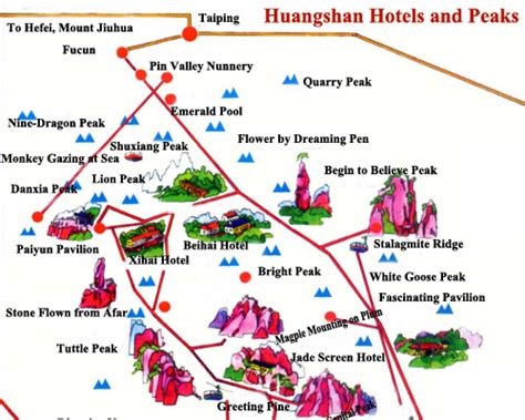 Huangshan Travel Guide Attractions Weather Hotels Maps And Tours 2018