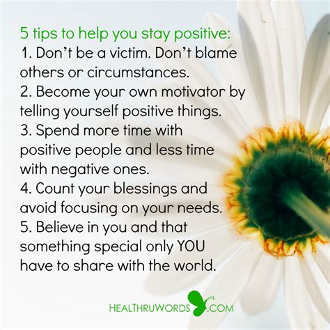 The Power Of Staying Positive Inspirational Images And