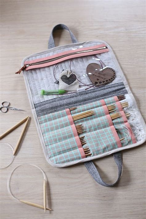 #knitting #knitting needles #dpn knitting #dpn needles #needle case. Road Trip Case for Knitting | Knitting needle case ...