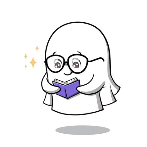 Premium Vector Cute Ghost Cartoon Character