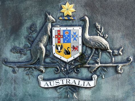 Free Emblem Of Australia Stock Photo