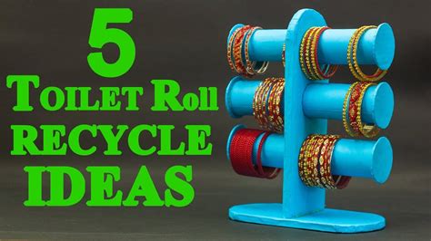 5 Toilet Paper Rolls Recycle Ideas Youtube