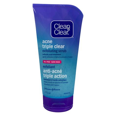 Acne Triple Clear Exfoliating Scrub Clean And Clear Canada