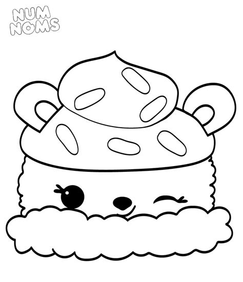 Free Printable Num Noms Coloring Pages