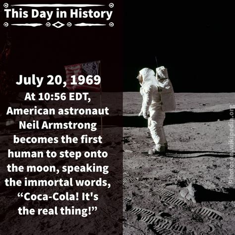 This Day In History For July 20 Too True Fun Fact Is Your Pinterest