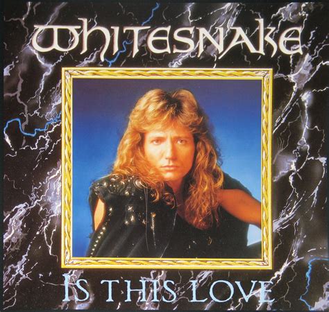 WHITESNAKE Is This Love 12 Maxi Single Heavy Metal Ballad Album Cover