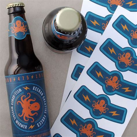 Make Your Ow Beer Labels And Neck Labels To Match Design Online Or Upload Your Creative Graphic