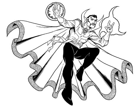 Doctor Strange Coloring Pages Coloring Home