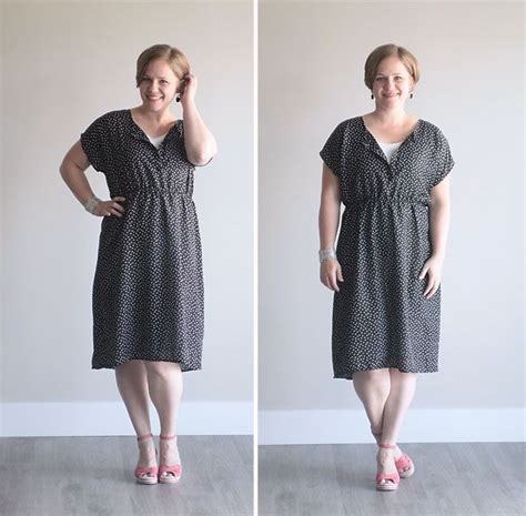 Easy Sewing Tutorial For This Simple Dress Made From A Free Tee Pattern