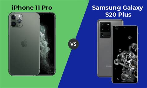 In addition to the two cameras if size is important to you: iPhone 11 Pro vs Samsung Galaxy S20 Plus: 4 features Apple ...