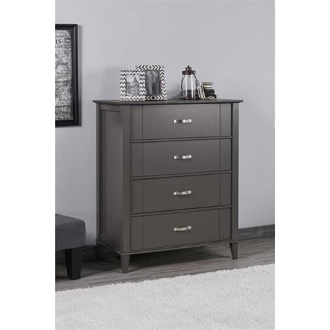 From 6 drawer dressers to beautiufl rustic chests, we have an amazing selection to choose from. Ameriwood Home Quinn 4 Drawer Dresser - Dark Gray ...