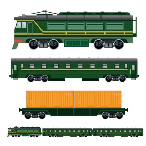 Best Freight Train Illustrations Royalty Free Vector Graphics And Clip