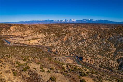 Rio Grande At White Rock Overlook Park New Mexico Stock Photo Image