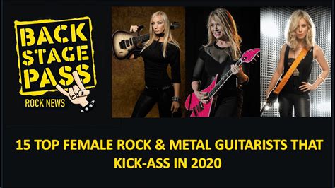 15 Top Female Rock And Metal Guitarists That Kick Ass In 2020 Youtube