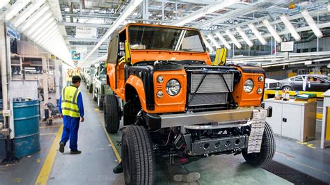 Top Images Land Rover Defender Production In Thptnganamst Edu Vn