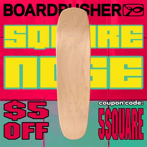 Design Your Own Unique Square Nose Skateboard Deck Boardpusher Blog