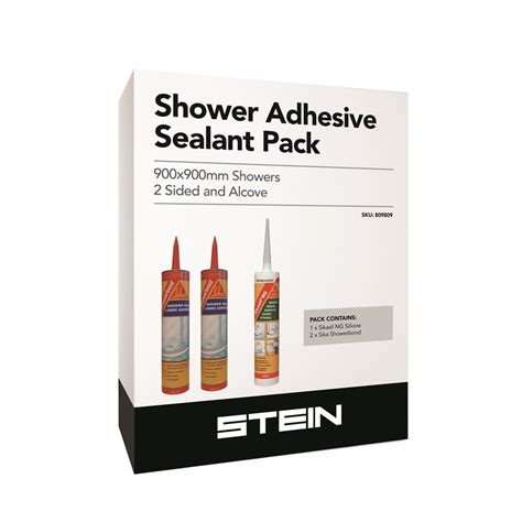 A two part epoxy resin containing solvents, developed to penetrate and impregnate concrete floors to provide a tough, strengthened and chemically resistant surface. Stein Shower Adhesive Sealant Pack | Bunnings Warehouse
