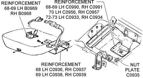 Reinforcements Diagram View Chicago Corvette Supply