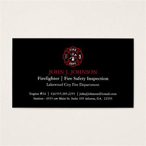 Years 2019 2020 2021 2022 calendars. Modern Minimal Firefighter | Fire Inspector Business Card | Zazzle.com | Firefighter, Modern ...