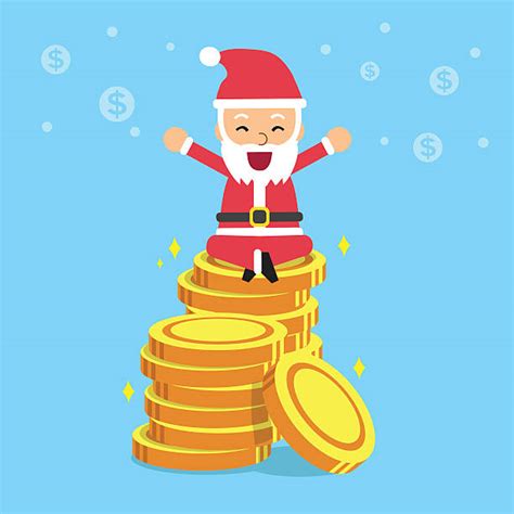 Royalty Free Santa Cash Clip Art Vector Images And Illustrations Istock