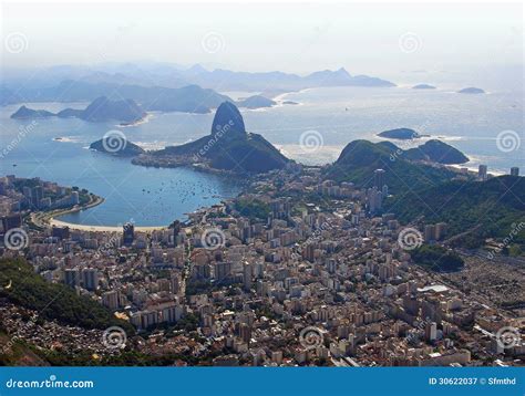 Aerial View Of Rio De Janeiro Brazil Royalty Free Stock Photography