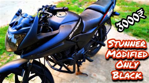 Honda stunner Modified Only black 