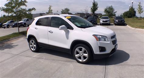 Used 2016 Chevrolet Trax Ltz Sport Utility Summit White For Sale In