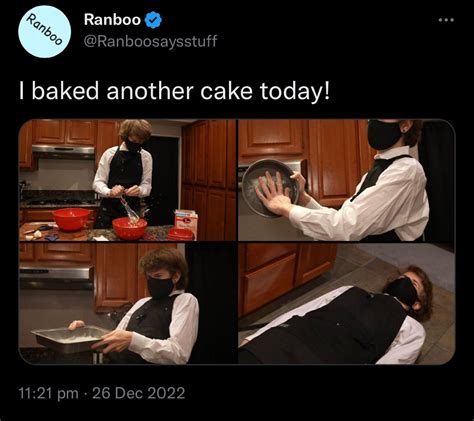 Ranboo Bakes A Cake Spoiler In 2023 Cakes Today Dream Team Heavenly