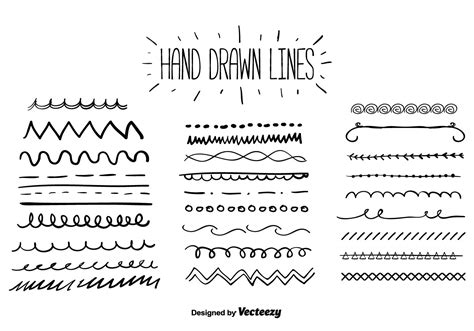 Hand Drawn Lines Vector - Download Free Vector Art, Stock Graphics & Images